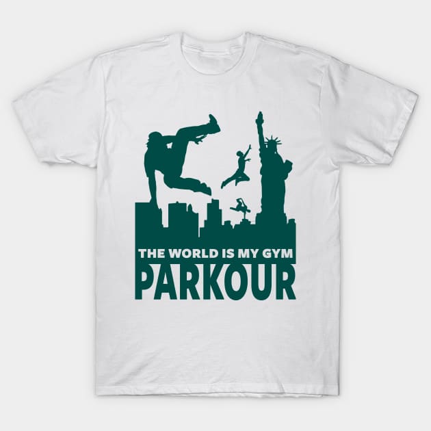 PARKOUR - FREERUNNING - TRACEUR T-Shirt by ShirtFace